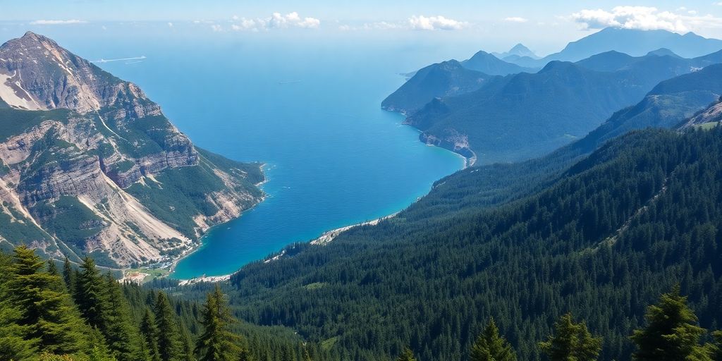 Scenic landscape inspiring adventure and wanderlust.