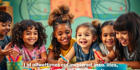 Children playing joyfully, embodying motivation and encouragement.